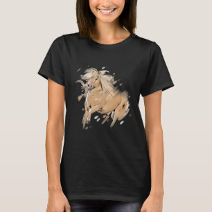 Caballo montando camisetas mujeres Caballo de caba