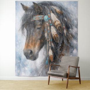 Caballo Nativo Americano - Tapiz