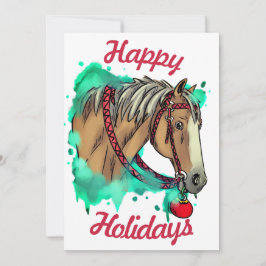 Caballo navidad con bola