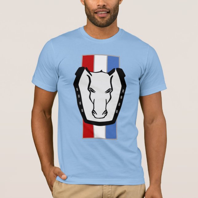Caballo oscuro - Camiseta inspirada por Mustang (Anverso)