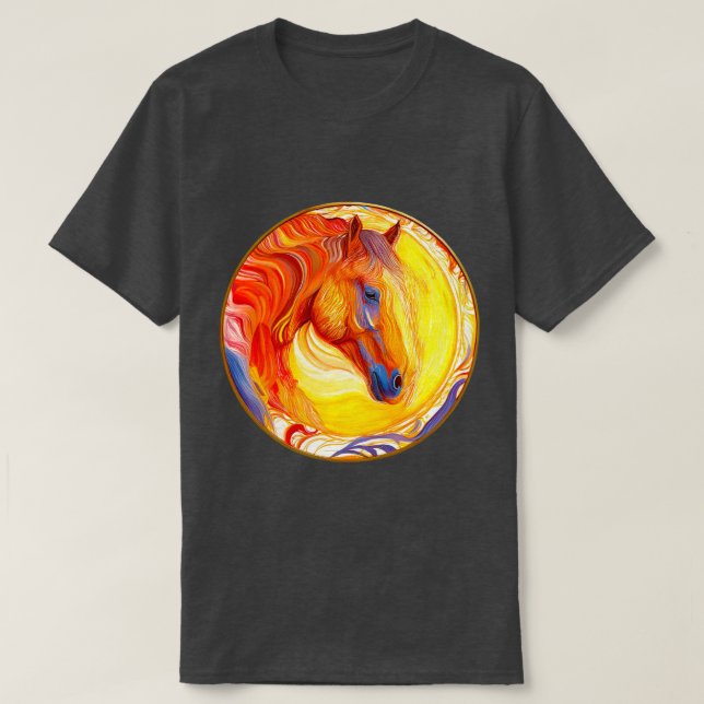 Caballo pintado 02 Camiseta (Diseño del anverso)