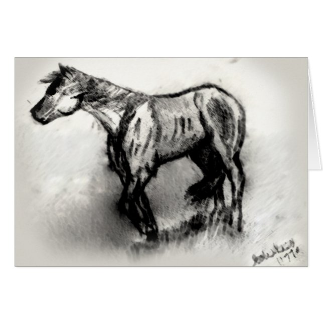 Caballo que vaga (Anverso (Horizontal))