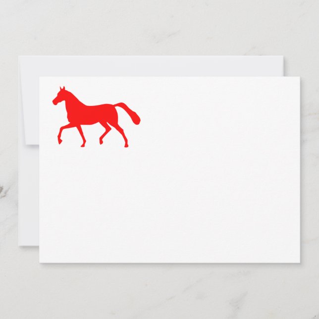 Caballo Rojo (Anverso)