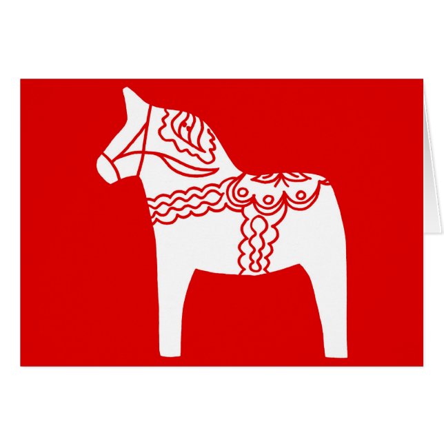 Caballo rojo de Dala (Anverso (Horizontal))