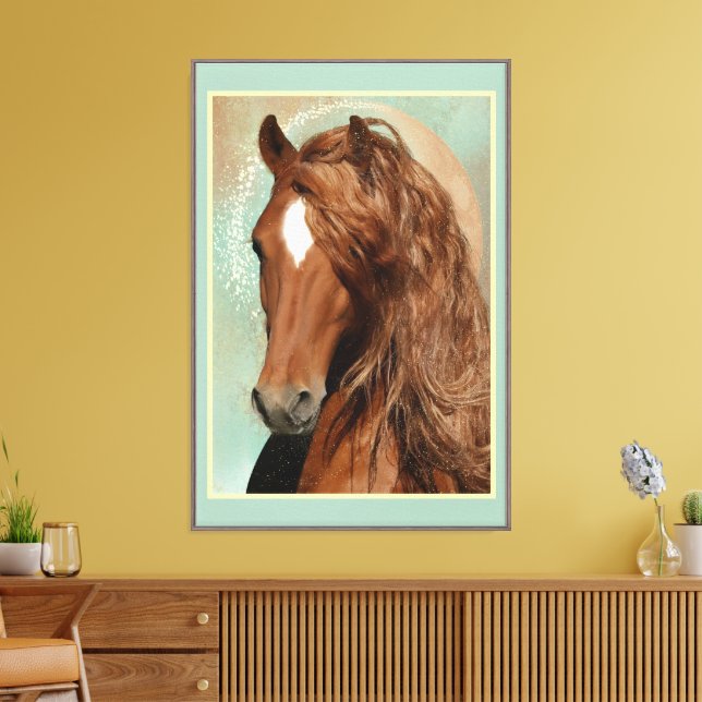 Caballo Rojo - Lienzo envuelto (Insitu (Sala de estar))