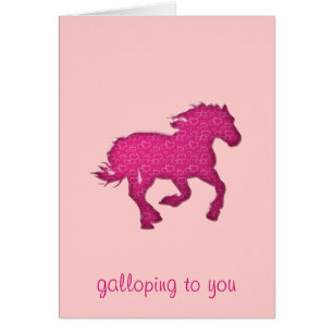 caballo rosa