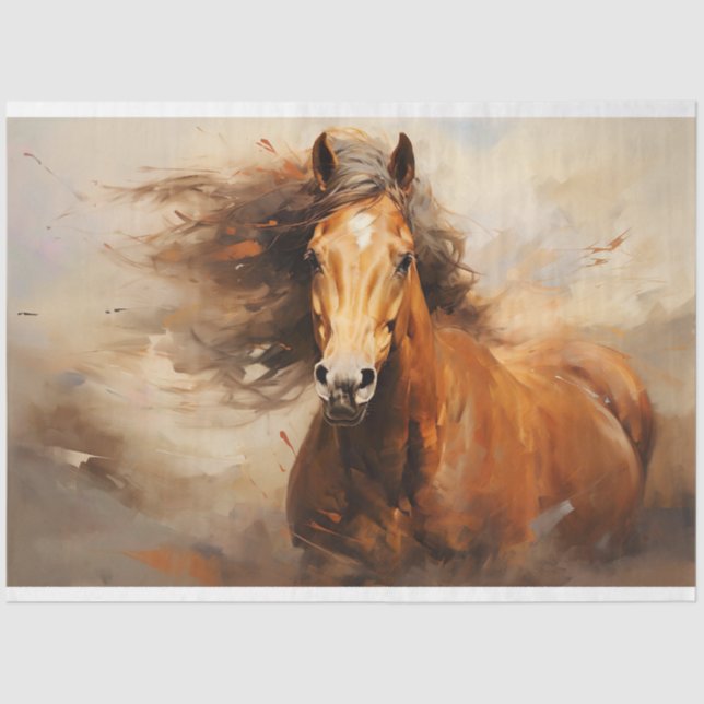 Caballo salvaje 5 Papel de color (Anverso)