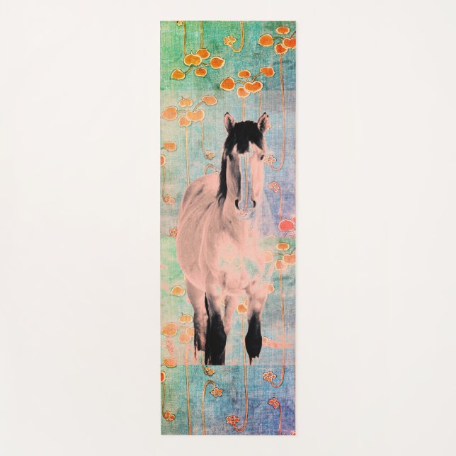 CABALLO SALVAJE DE UTAH YOGA Mat (Anverso)