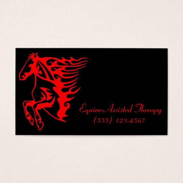 Caballo salvaje del Bronco Rojo Flamante Mustang (Frente)