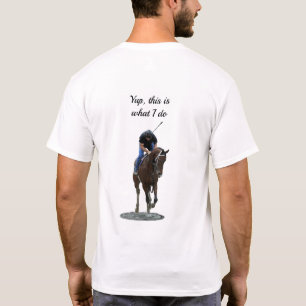 Caballo Y Camiseta B En Galloping