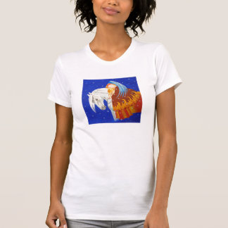 Caballo y camiseta del ángel