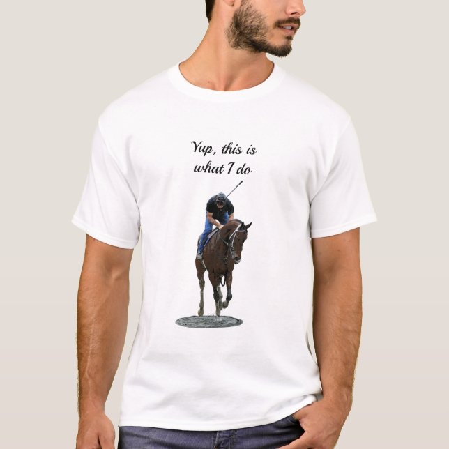 Caballo Y Camiseta F De Galloping (Anverso)