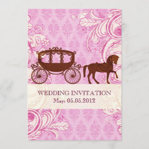 Caballo y transporte boda - Invitación a la boda