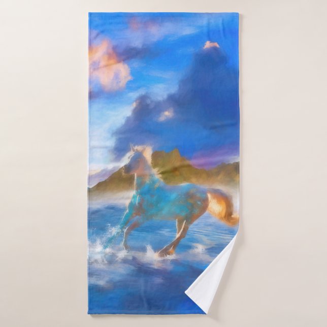 Caballos árabes de la ISLA STELLAR (Toalla de baño)