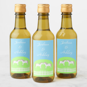Caballos Blancos Hermosos para Bodas Personalizado
