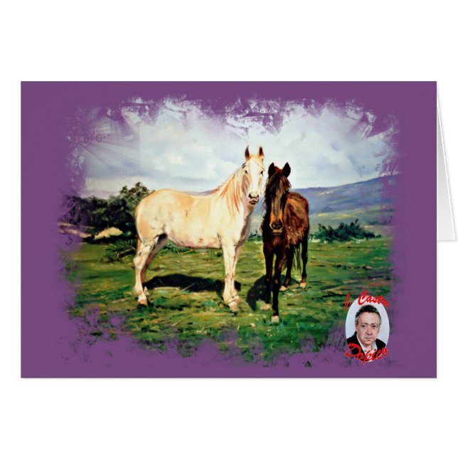 Caballos/Cabalos/Horses (Anverso (Horizontal))