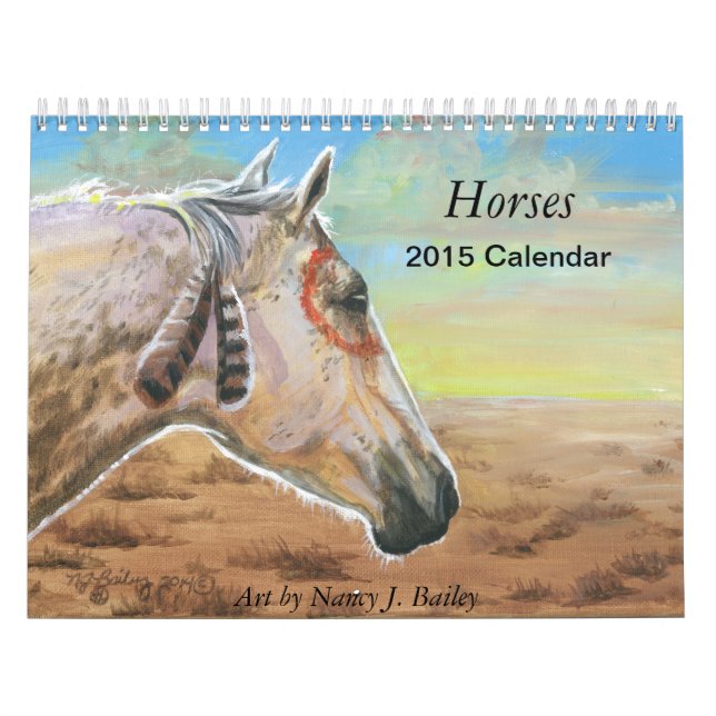 Caballos - calendario 2015 (Tapa)