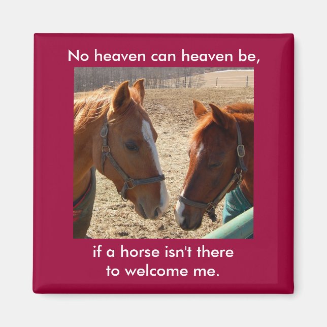 Caballos de Ángel - imán (Frente)