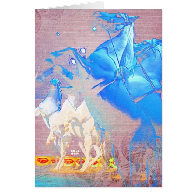 Caballos de arte digital en circo todas las ocasio (Frente)