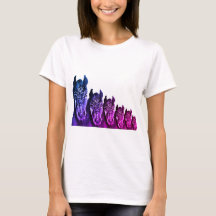 Caballos de camiseta de las camisetas de las mujer