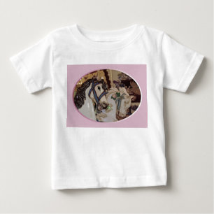 Caballos de carrusel diseñan camisa para niños