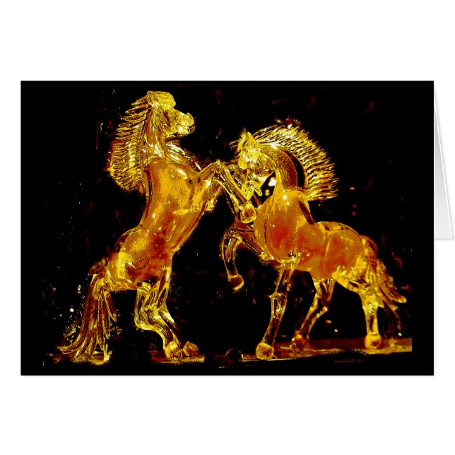 Caballos de cristal de Venecia Italia (Anverso (Horizontal))