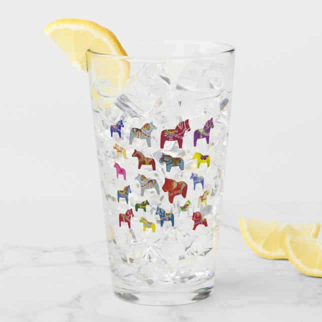 Caballos de dala multicolor (Anverso (hielo))