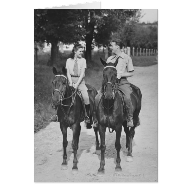 Caballos de equitación (Frente)