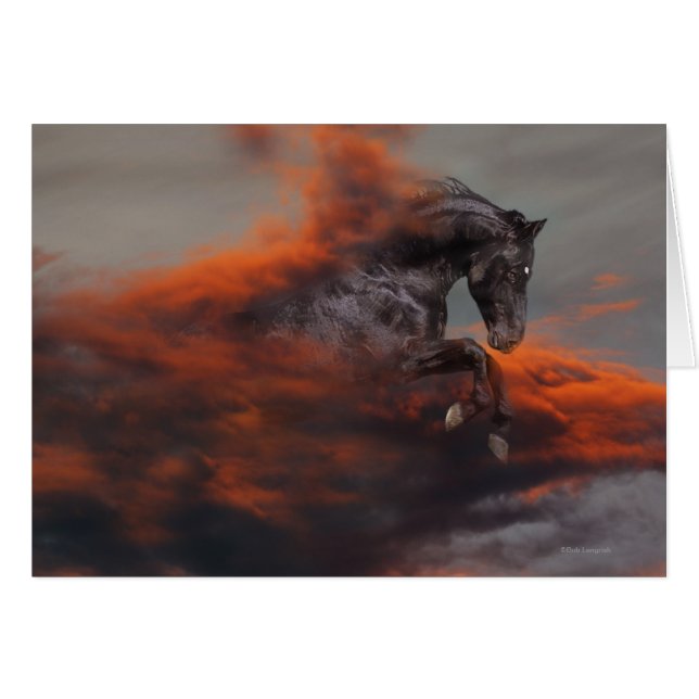 Caballos de fantasía: Nubes (Anverso (Horizontal))