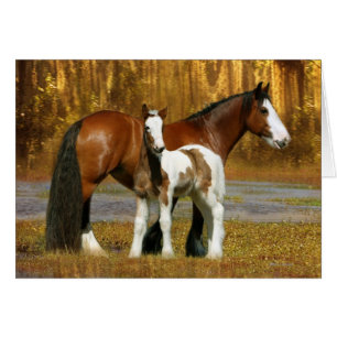 Caballos de la fantasía: Yegua y potro