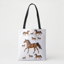 caballos de los bolsos de tote