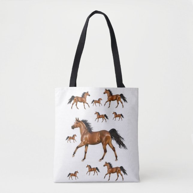 caballos de los bolsos de tote (Anverso)