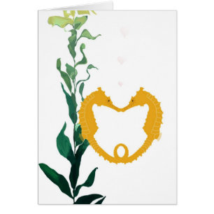 Caballos de mar en amor