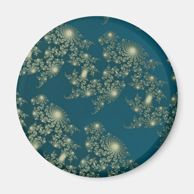 Caballos de mar en marcha 2 imán (Frente)