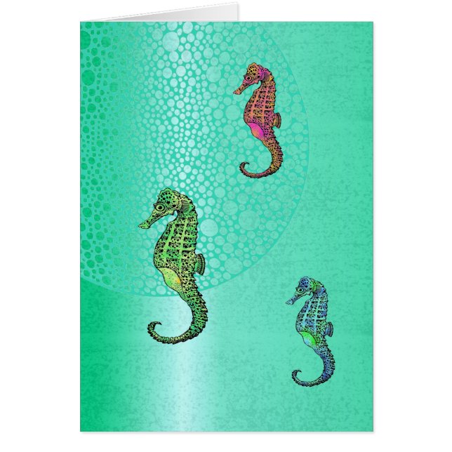 Caballos de mar y Aqua Blank (Frente)