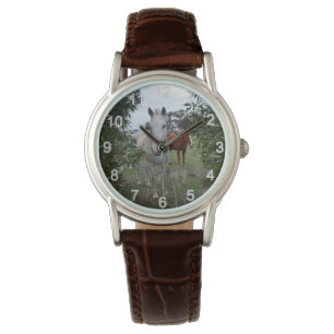 Caballos de Peekaboo, reloj de pulsera para damas