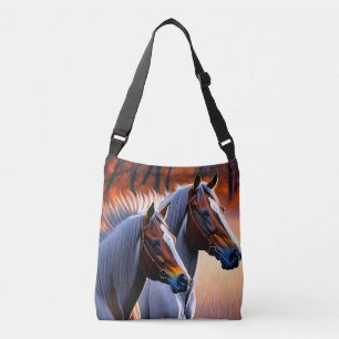 Caballos De Rumby Blancos Y Marrones, Bolsa De Cro