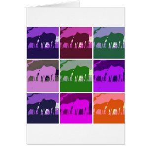 Caballos del arte pop