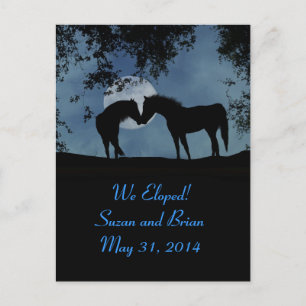 Caballos, ¡Echamos Postales De Invitación!