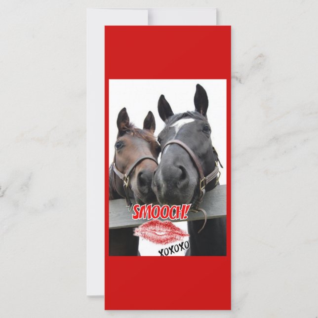 Caballos el día de San Valentín (Anverso)