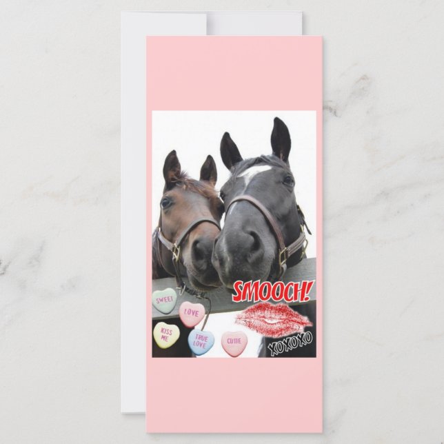 Caballos el día de San Valentín (Anverso)
