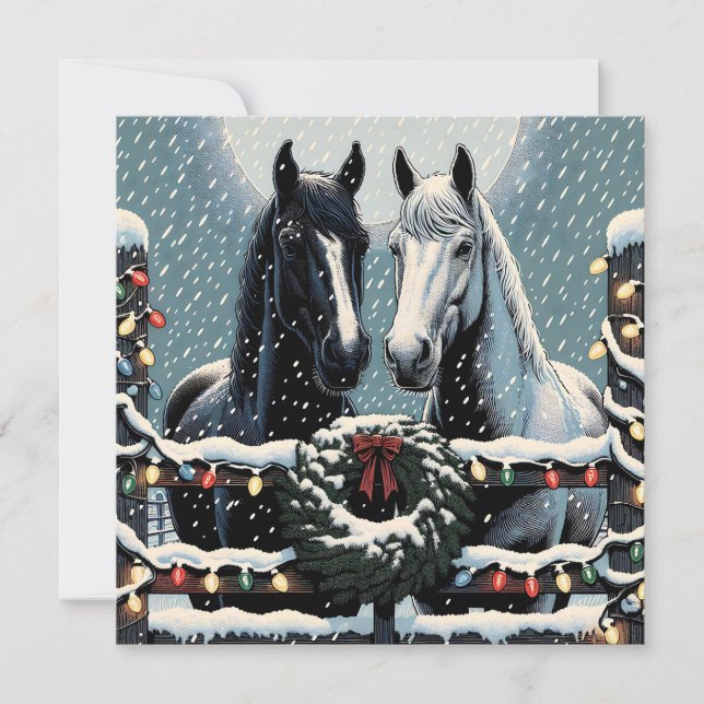 Caballos festivos | Feliz Navidad (Anverso)