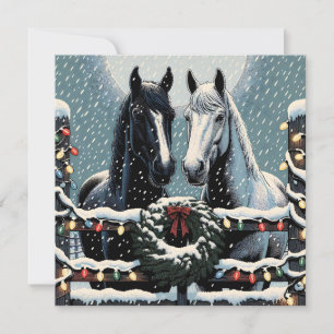 Caballos festivos   Feliz Navidad