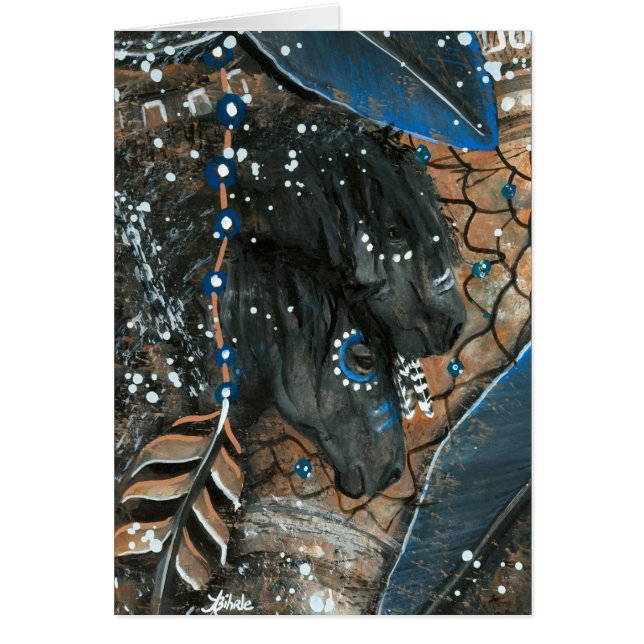 Caballos majestuosos de DreamCatcher por la (Frente)