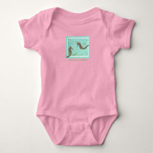 Caballos marinos Baby Cotton Jersey Bodysuit