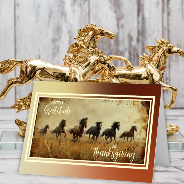 Caballos Salvajes Con Gratitud De Acción De Gracia (Subido por el creador)