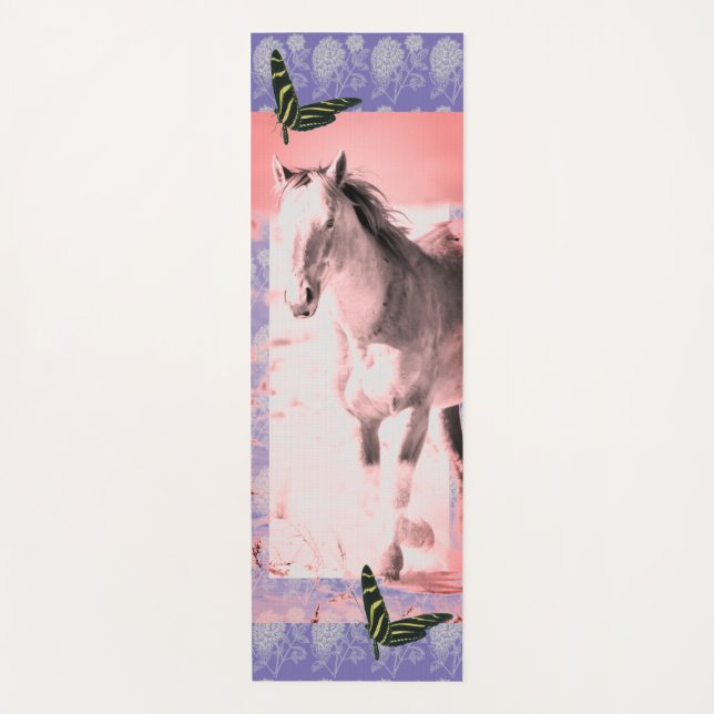 CABALLOS SALVAJES DE UTAH YOGA Mat (Anverso)