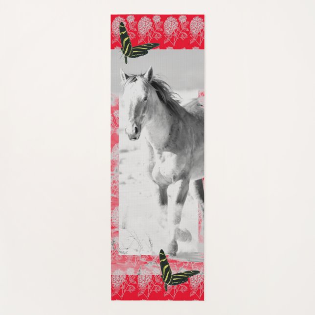 CABALLOS SALVAJES DE UTAH YOGA Mat (Anverso)