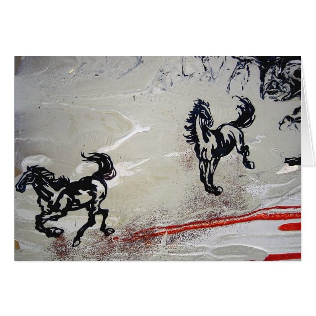 "Caballos Voladores" (Anverso (Horizontal))