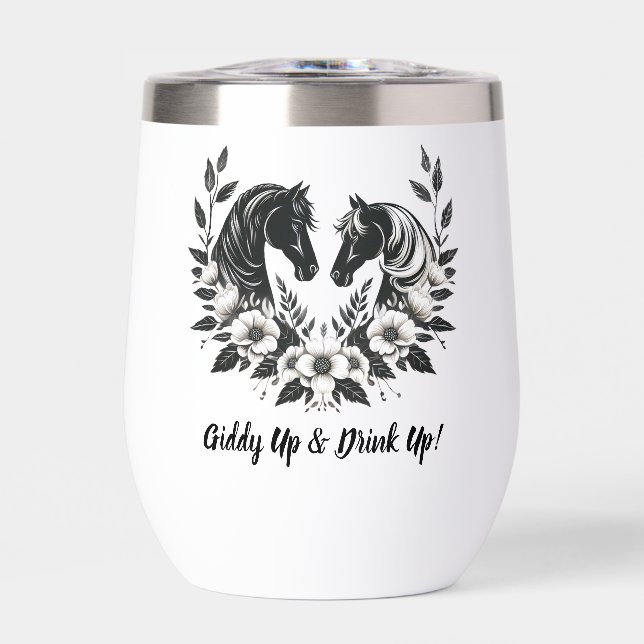 Caballos y flores de bodas rurales (Frente)